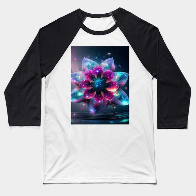 Galaxy Flower Men's Classic Tee Baseball T-Shirt by Soul Graphics